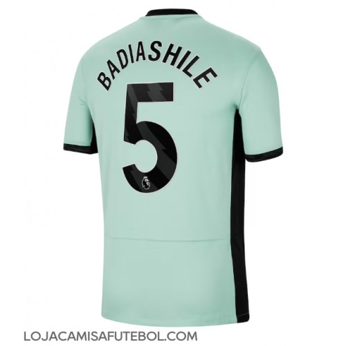 Camisa de Futebol Chelsea Benoit Badiashile #5 Equipamento Alternativo 2023-24 Manga Curta